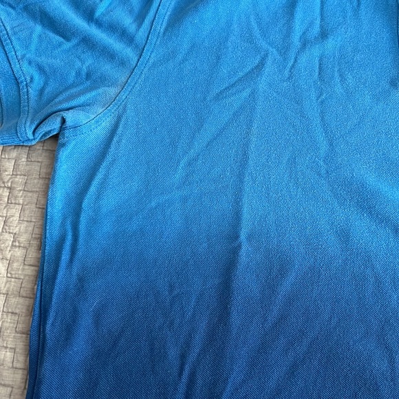 Men’s XL Tommy Hilfiger polo top. Ombré blue - Picture 4 of 5